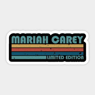 Great Gift Mariah For Name Vintage Styles Christmas 70s 80s 90s Sticker